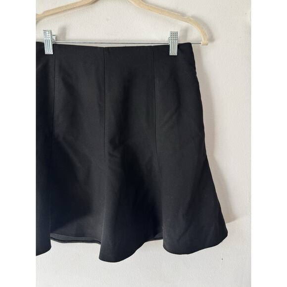NWT H&M Black Knit Knee Length Skirt Women’s Size 6 - Picture 4 of 8